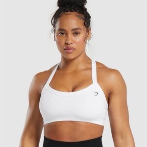 White Gymshark Women's Sports Bra